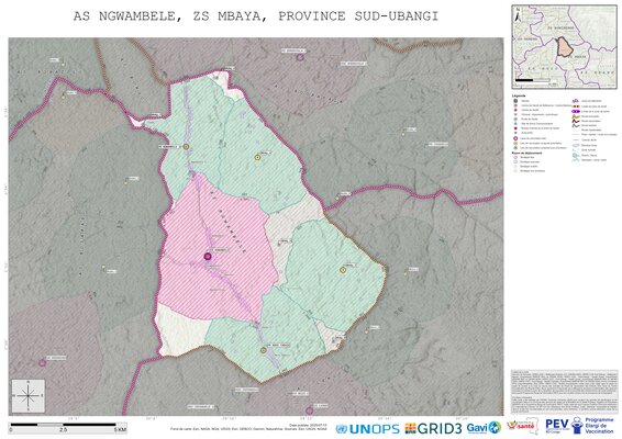 Microplanning: Ngwambele, Mbaya, Gemena, Sud-Ubangi, COD (2025)