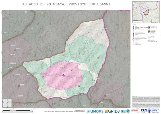 Microplanning: Wozo-2, Mbaya, Gemena, Sud-Ubangi, COD (2025)