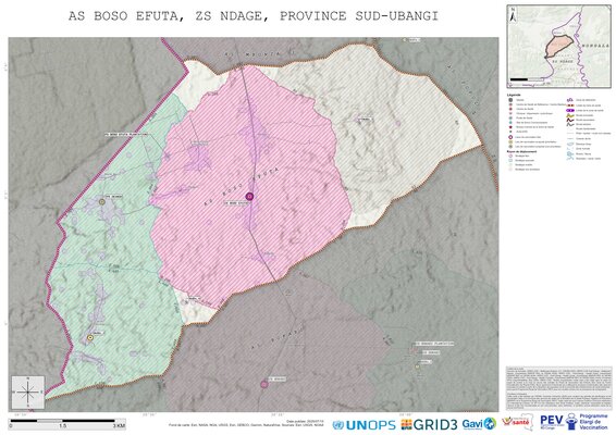 Microplanning: Boso-Efuta, Ndage, Gemena, Sud-Ubangi, COD (2025)