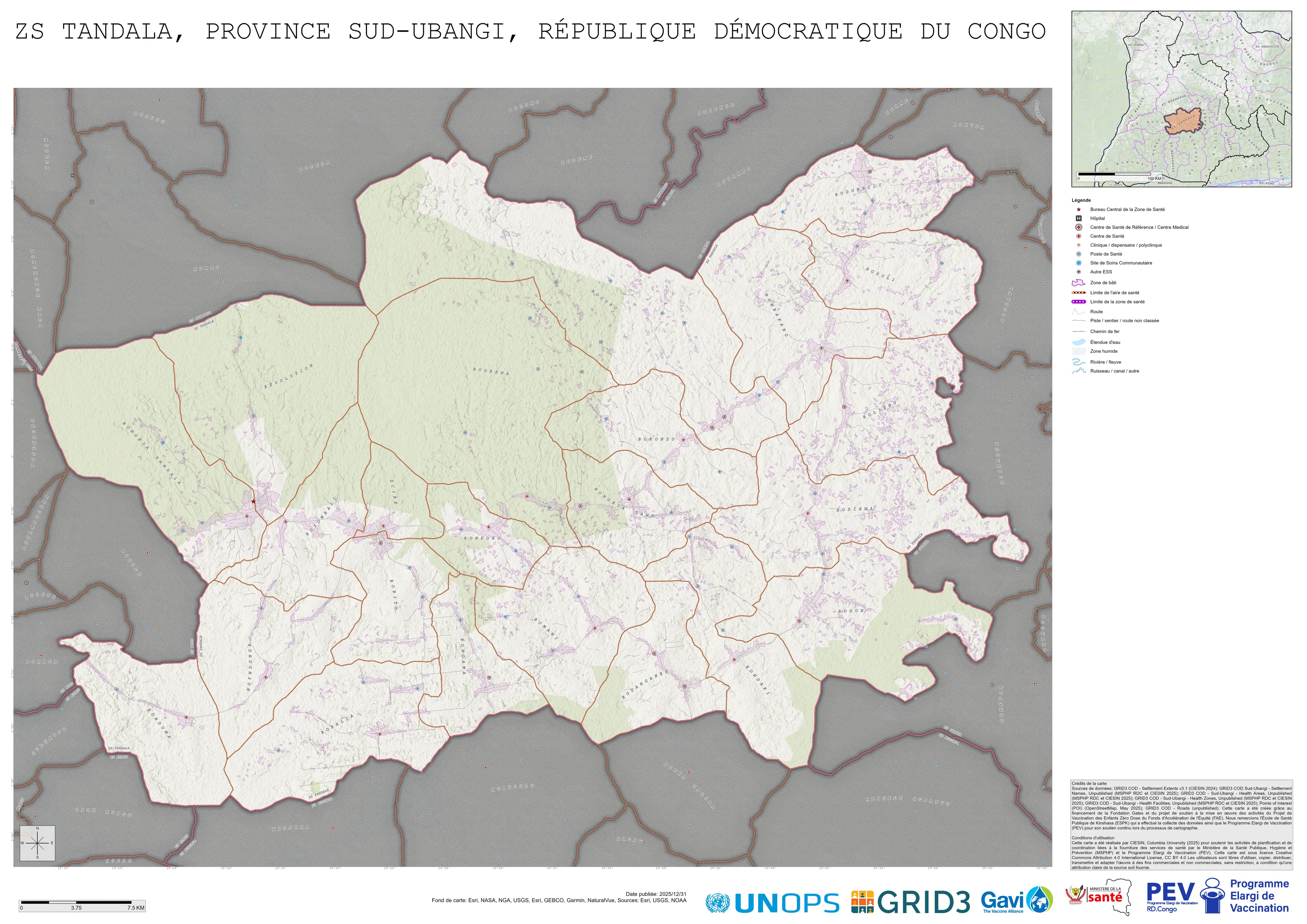Reference Minimal: Tandala, Gemena, Sud-Ubangi, COD (2026)