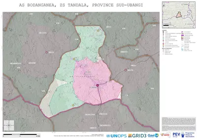 Microplanning: Bodanganea, Tandala, Gemena, Sud-Ubangi, COD (2025)