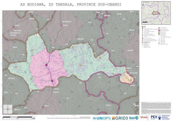 Microplanning: Bodiawa, Tandala, Gemena, Sud-Ubangi, COD (2025)