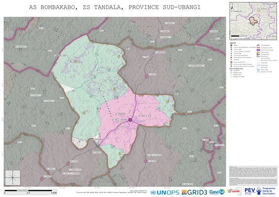 Microplanning: Bombakabo, Tandala, Gemena, Sud-Ubangi, COD (2025)