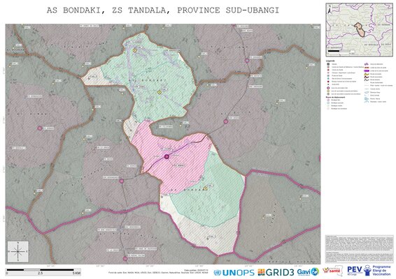 Microplanning: Bondaki, Tandala, Gemena, Sud-Ubangi, COD (2025)