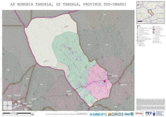 Microplanning: Bongbia-Tandala, Tandala, Gemena, Sud-Ubangi, COD (2025)