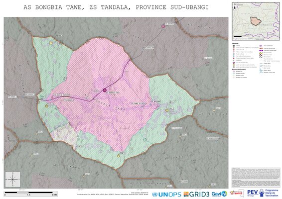 Microplanning: Bongbia-Tawe, Tandala, Gemena, Sud-Ubangi, COD (2025)