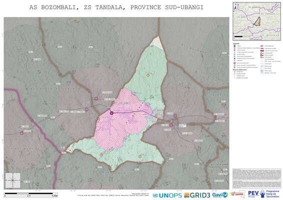 Microplanning: Bozombali, Tandala, Gemena, Sud-Ubangi, COD (2025)