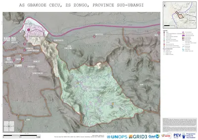 Microplanning: Gbakode-Cecu, Zongo, Gemena, Sud-Ubangi, COD (2025)