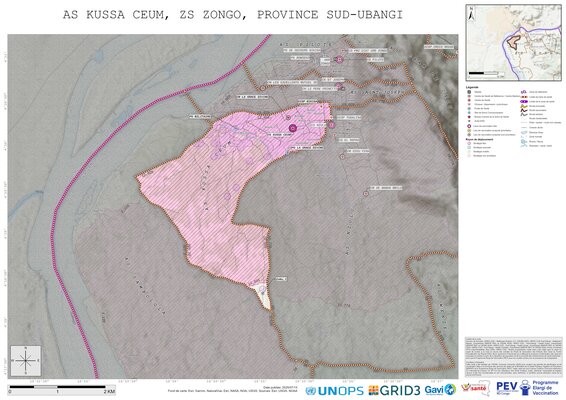 Microplanning: Kussa-Ceum, Zongo, Gemena, Sud-Ubangi, COD (2025)