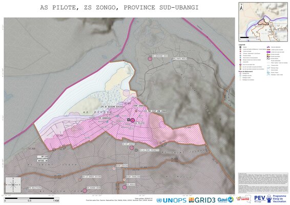 Microplanning: Pilote, Zongo, Gemena, Sud-Ubangi, COD (2025)