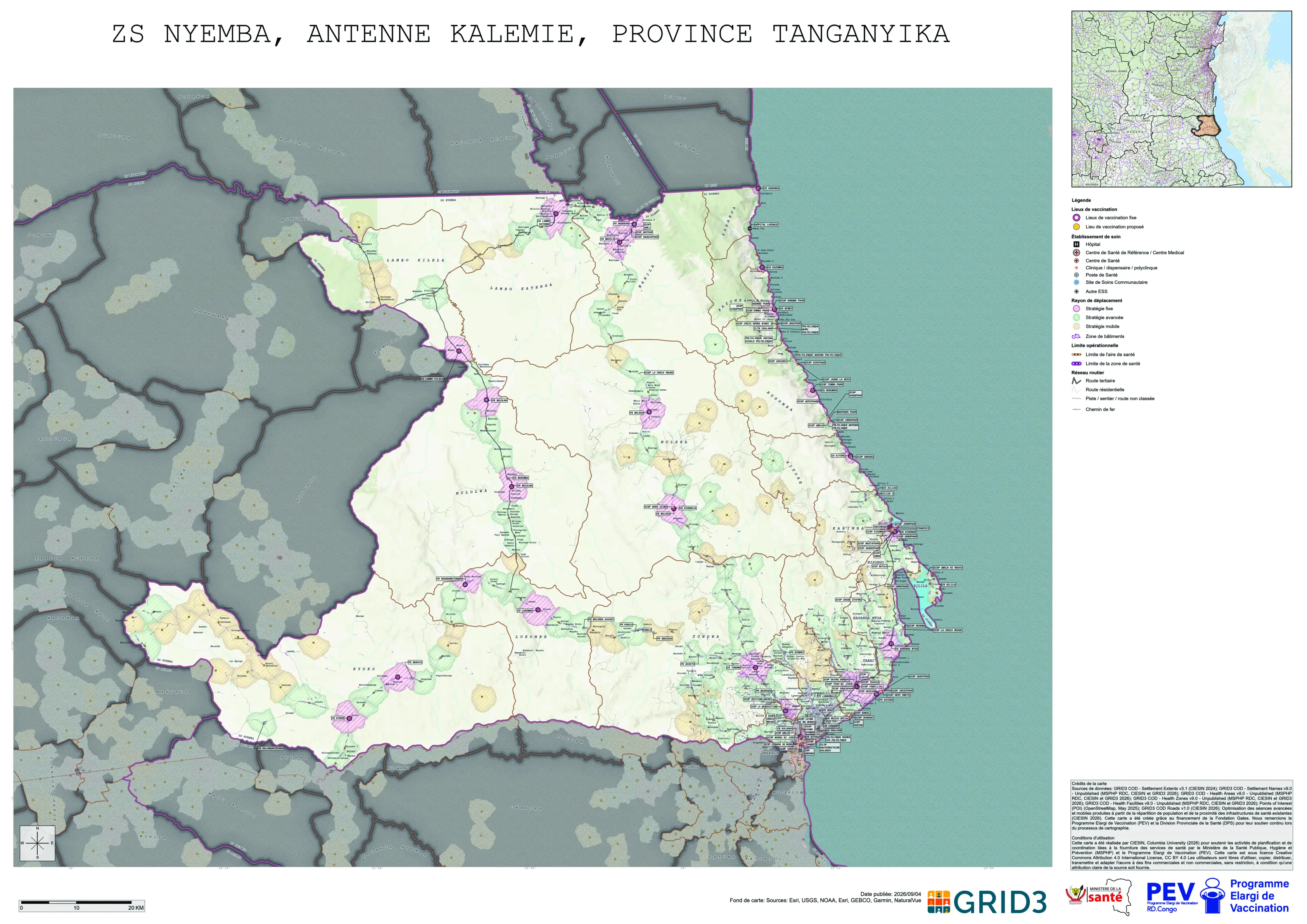 Microplanning: Nyemba, Kalemie, Tanganyika, COD (2026)