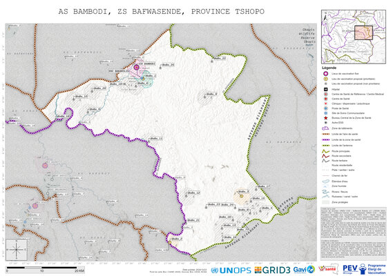 Microplanning: Bambodi, Bafwasende, Kisangani, Tshopo, COD (2024)