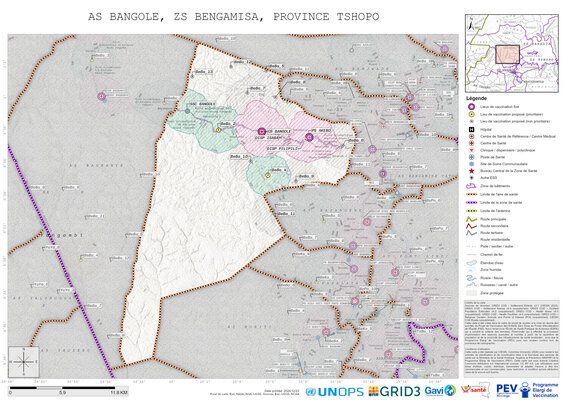 Microplanning: Bangole, Bengamisa, Kisangani, Tshopo, COD (2024)