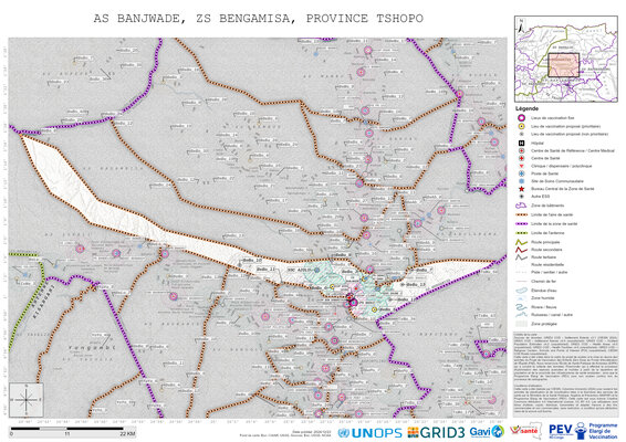 Microplanning: Banjwade, Bengamisa, Kisangani, Tshopo, COD (2024)