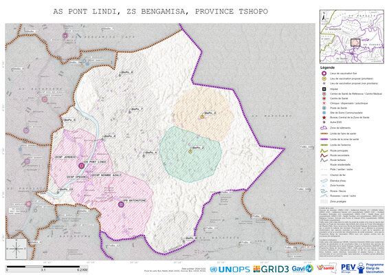 Microplanning: Pont-Lindi, Bengamisa, Kisangani, Tshopo, COD (2024)