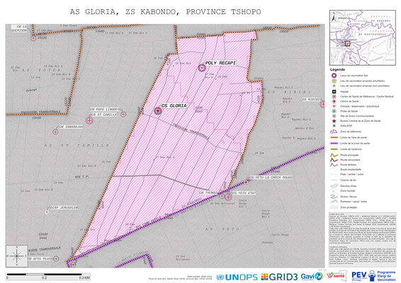 Microplanning: Gloria, Kabondo, Kisangani, Tshopo, COD (2024)