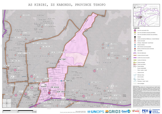 Microplanning: Kibibi, Kabondo, Kisangani, Tshopo, COD (2024)