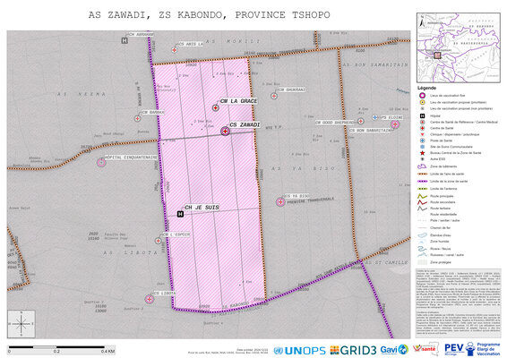 Microplanning: Zawadi, Kabondo, Kisangani, Tshopo, COD (2024)