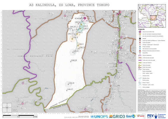 Microplanning: Kalindula, Lowa, Kisangani, Tshopo, COD (2024)