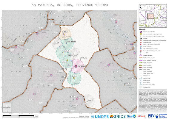 Microplanning: Mayunga, Lowa, Kisangani, Tshopo, COD (2024)