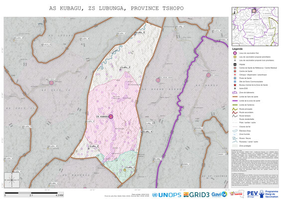 Microplanning: Kubagu, Lubunga, Kisangani, Tshopo, COD (2024)