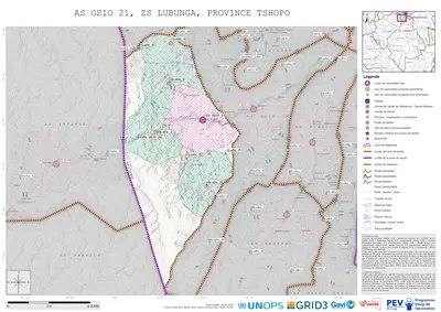 Microplanning: Osio-21, Lubunga, Kisangani, Tshopo, COD (2024)