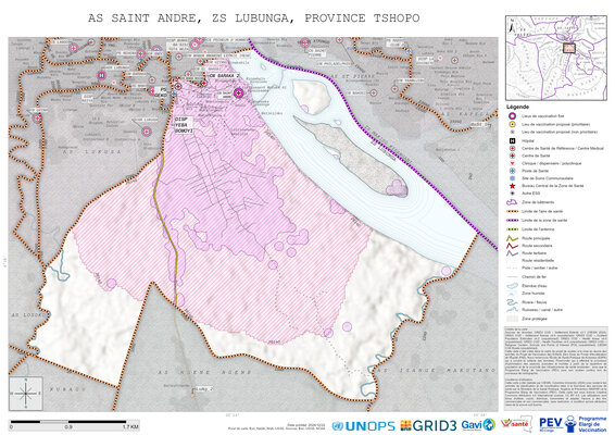 Microplanning: Saint-Andre, Lubunga, Kisangani, Tshopo, COD (2024)