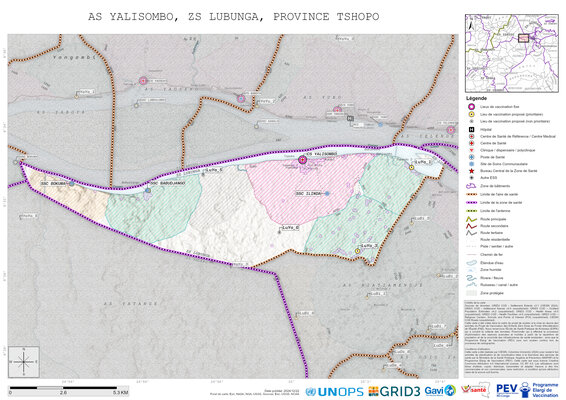Microplanning: Yalisombo, Lubunga, Kisangani, Tshopo, COD (2024)