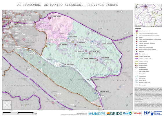 Microplanning: Mandombe, Makiso-Kisangani, Kisangani, Tshopo, COD (2024)