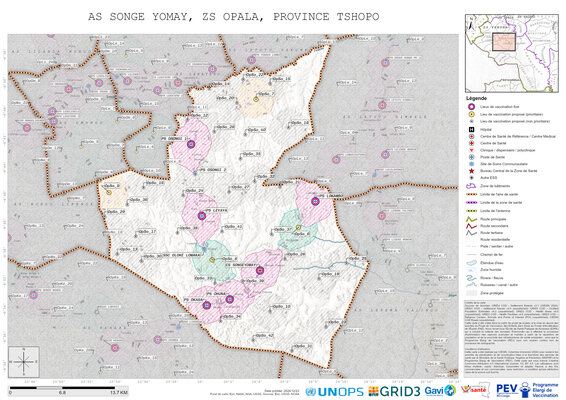Microplanning: Songe-Yomay, Opala, Kisangani, Tshopo, COD (2024)