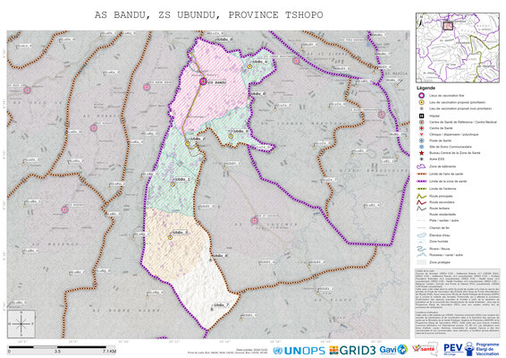 Microplanning: Bandu, Ubundu, Kisangani, Tshopo, COD (2024)
