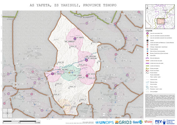 Microplanning: Yafeta, Yahisuli, Kisangani, Tshopo, COD (2024)