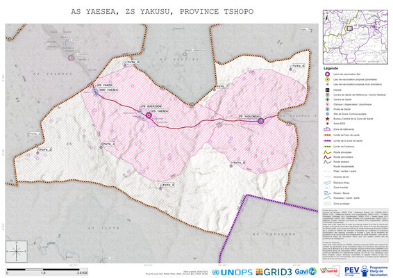 Microplanning: Yaesea, Yakusu, Kisangani, Tshopo, COD (2024)
