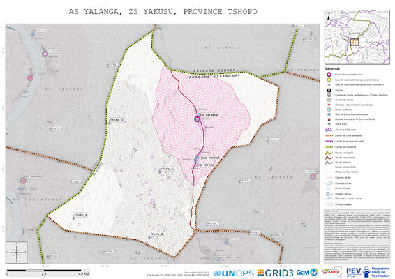 Microplanning: Yalanga, Yakusu, Kisangani, Tshopo, COD (2024)