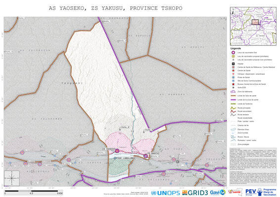 Microplanning: Yaoseko, Yakusu, Kisangani, Tshopo, COD (2024)