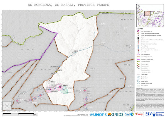 Microplanning: Bongbola, Basali, Lokutu, Tshopo, COD (2024)