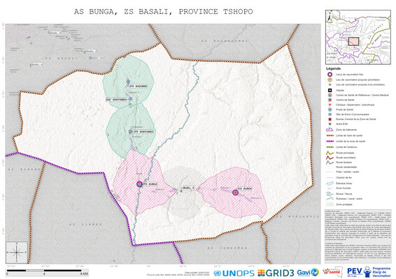 Microplanning: Bunga, Basali, Lokutu, Tshopo, COD (2024)