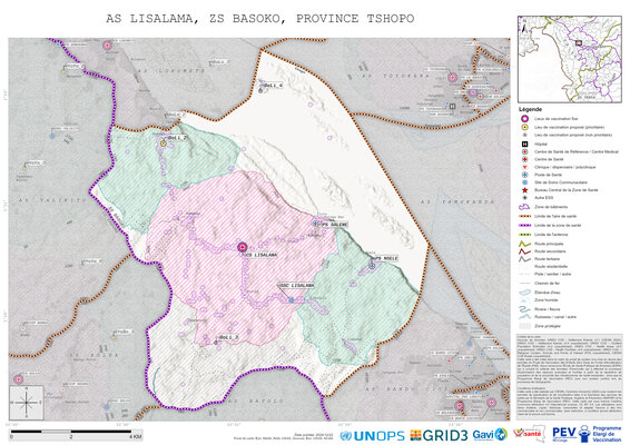 Microplanning: Lisalama, Basoko, Lokutu, Tshopo, COD (2024)