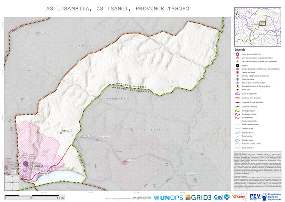 Microplanning: Lusambila, Isangi, Lokutu, Tshopo, COD (2024)