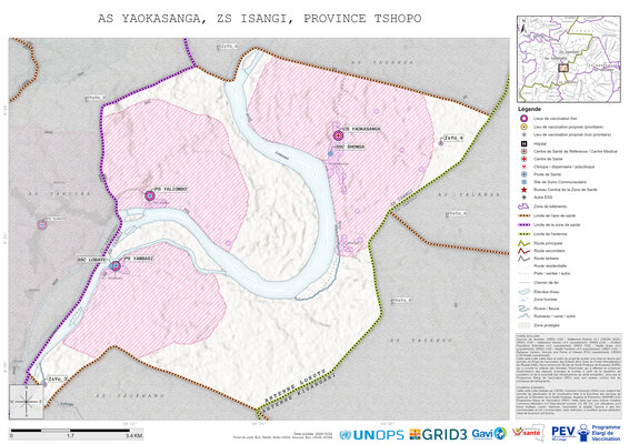Microplanning: Yaokasainga, Isangi, Lokutu, Tshopo, COD (2024)