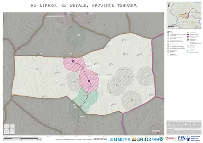 Microplanning: Likako, Befale, Boende, Tshuapa, COD (2025)