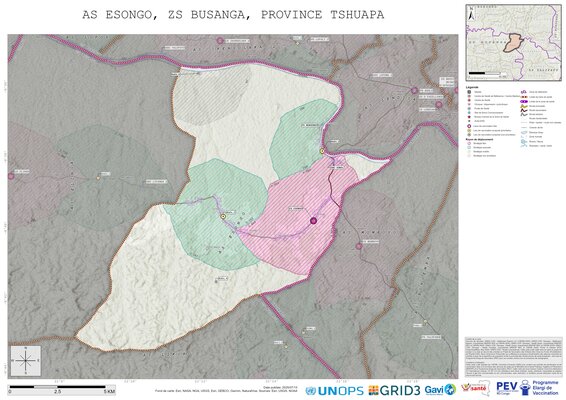 Microplanning: Esongo, Busanga, Boende, Tshuapa, COD (2025)