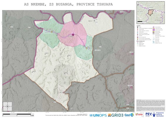 Microplanning: Nkembe, Busanga, Boende, Tshuapa, COD (2025)