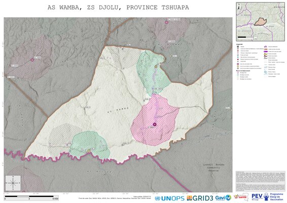 Microplanning: Wamba, Djolu, Boende, Tshuapa, COD (2025)