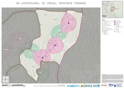 Microplanning: Lofusoloko, Ikela, Boende, Tshuapa, COD (2025)