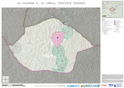Microplanning: Yolonga-3, Ikela, Boende, Tshuapa, COD (2025)