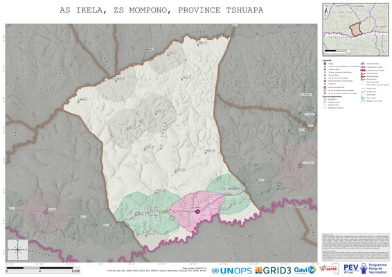 Microplanning: Ikela, Mompono, Boende, Tshuapa, COD (2025)