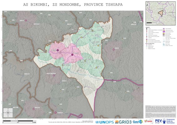 Microplanning: Bikombi, Mondombe, Boende, Tshuapa, COD (2025)