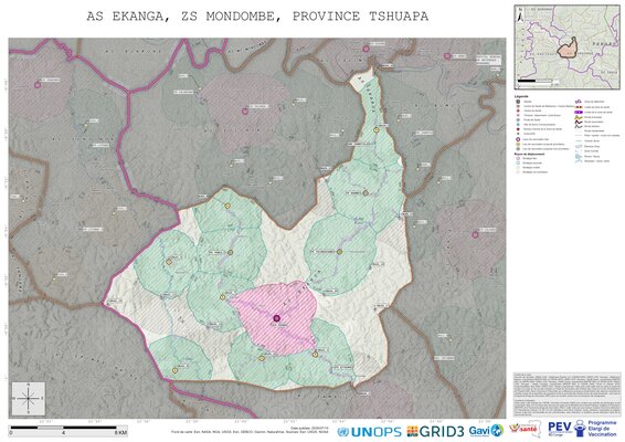 Microplanning: Ekanga, Mondombe, Boende, Tshuapa, COD (2025)