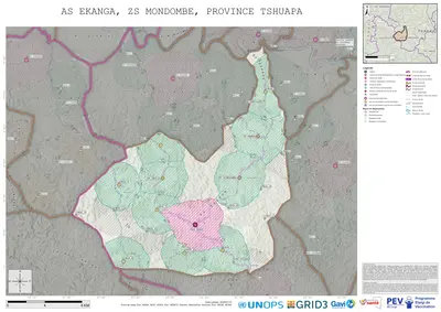 Microplanning: Ekanga, Mondombe, Boende, Tshuapa, COD (2025)